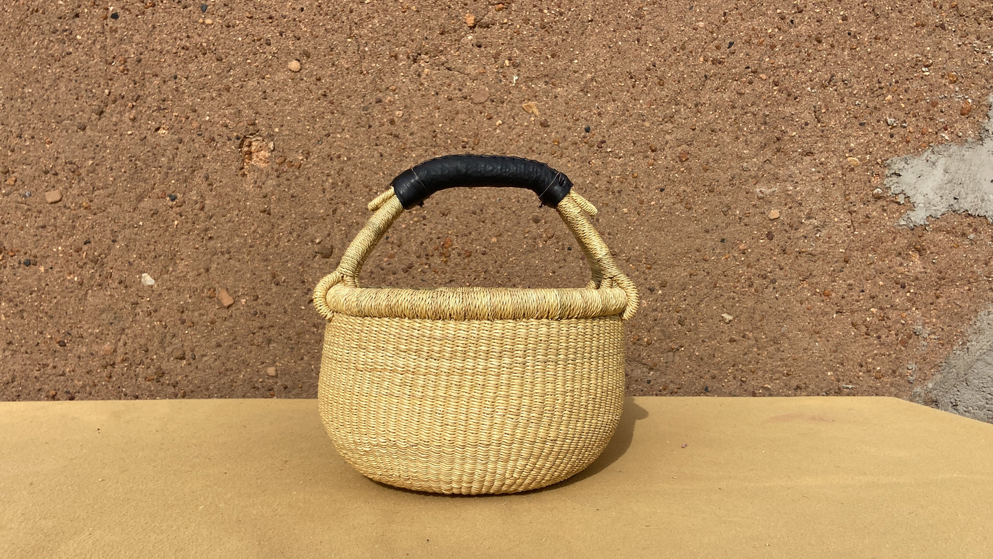 Mini Bolga Round Basket